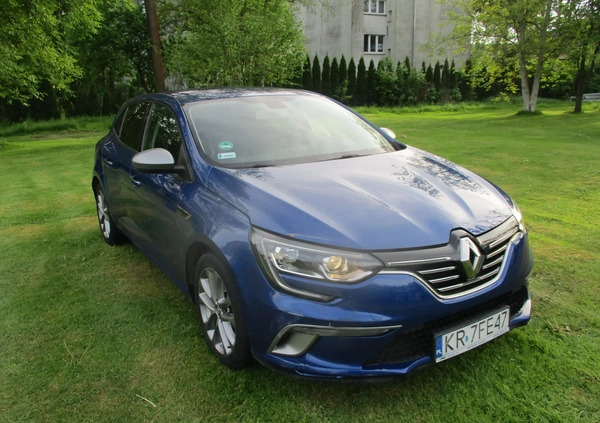 Renault Megane cena 45000 przebieg: 110000, rok produkcji 2017 z Kraków małe 277